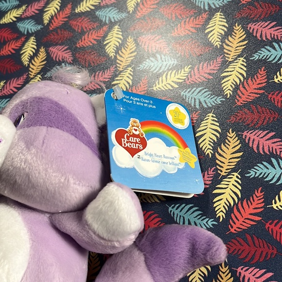 NWT Care Bear Cousins Bright Heart Racoon/ RARE - Picture 2 of 3